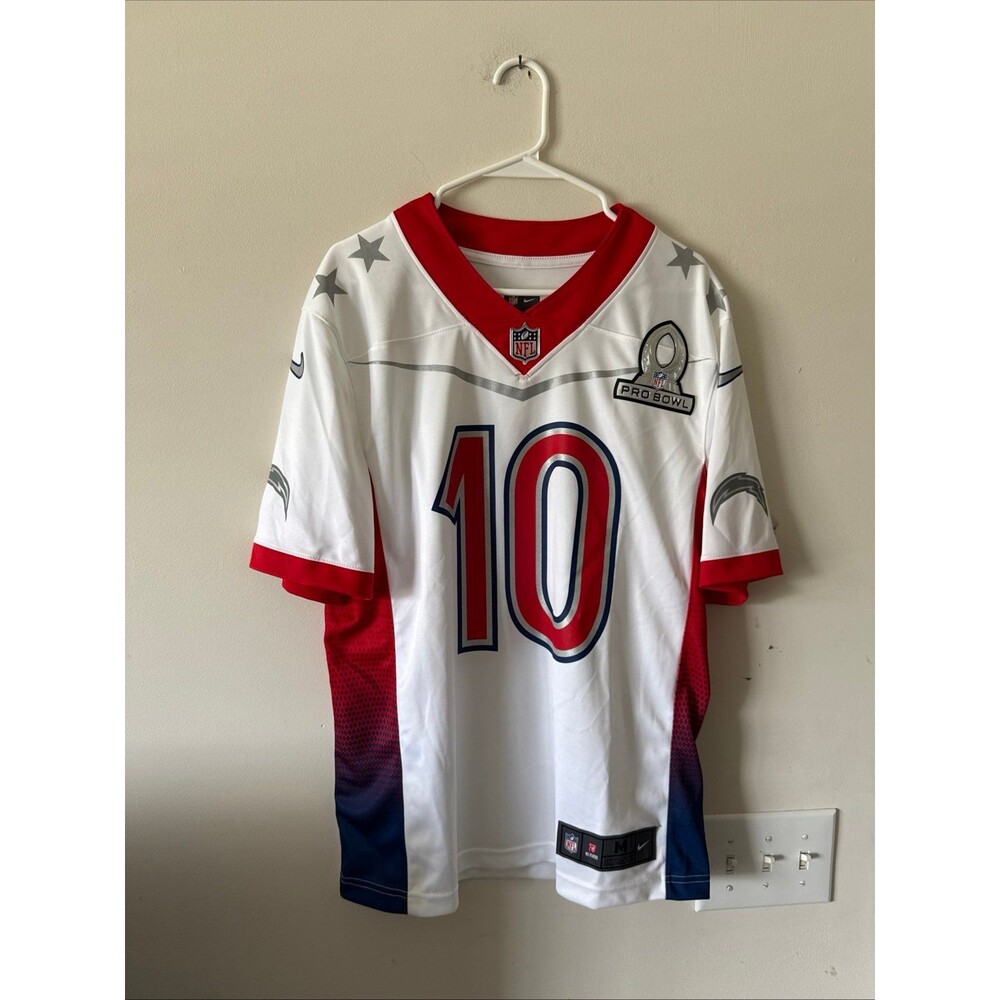 Men’s Nike Justin Herbert #10 LA Chargers 2022 Pro Bowl NFL Jersey Sz M - RARE